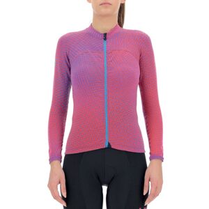 UYN Cyklistický dres s dlouhým rukávem zimní - SPECTRE LADY WINTER - růžová S
