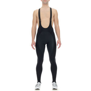 UYN Cyklistické kalhoty dlouhé s laclem - RIDEMILES WINTER - černá 2XL