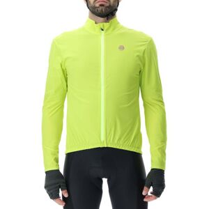 UYN Cyklistická větruodolná bunda - ULTRALIGHT WIND - žlutá XL