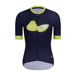 RIVANELLE BY HOLOKOLO Cyklistický dres s krátkým rukávem - FRUIT LADY - modrá/světle zelená XL