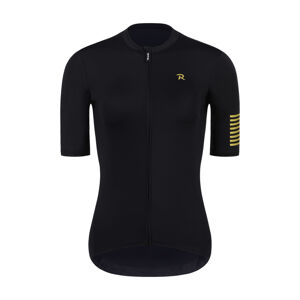 RIVANELLE BY HOLOKOLO Cyklistický dres s krátkým rukávem - VICTORIOUS GOLD LADY - černá 2XL