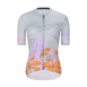 RIVANELLE BY HOLOKOLO Cyklistický dres s krátkým rukávem - SPIRIT - šedá/vícebarevná L