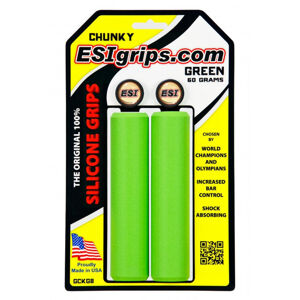 Gripy ESI Chunky zelená