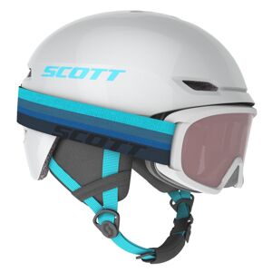 SCOTT Dětská lyžařská helma s brýlemi  Keeper 2 + Jr Witty S Bílá 2022/2023 Dětské