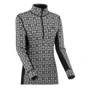 Kari Traa Rose Half Zip Baselayer Top - 100% Merino Wool S zelená