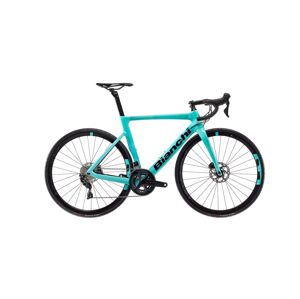 Bianchi BIANCHI ARIA Aero Disc 105 DiA 50/34 celeste 2023 55 tyrkysová